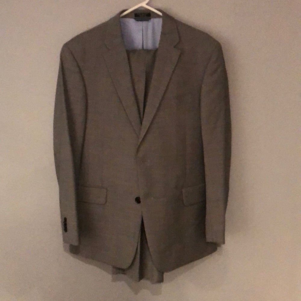 Mens gray suit tommy hilfiger 40s